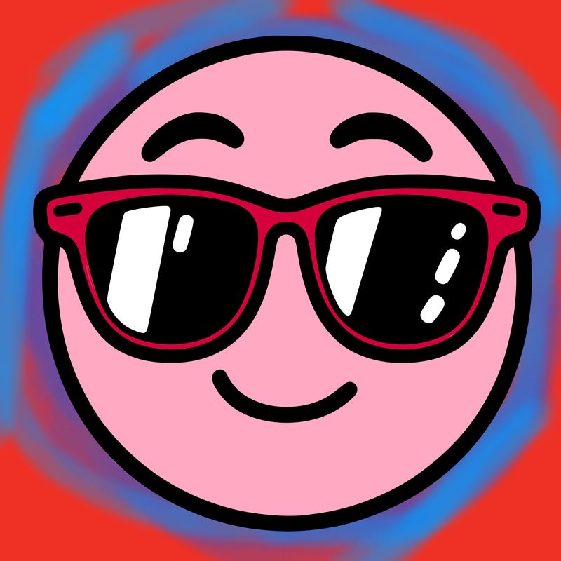 emoji with sunglasses