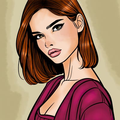 fashion model female one realistic posing