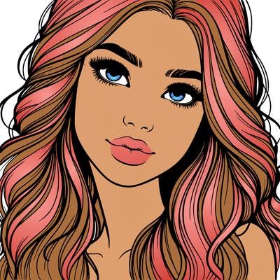 beautiful realistic girl