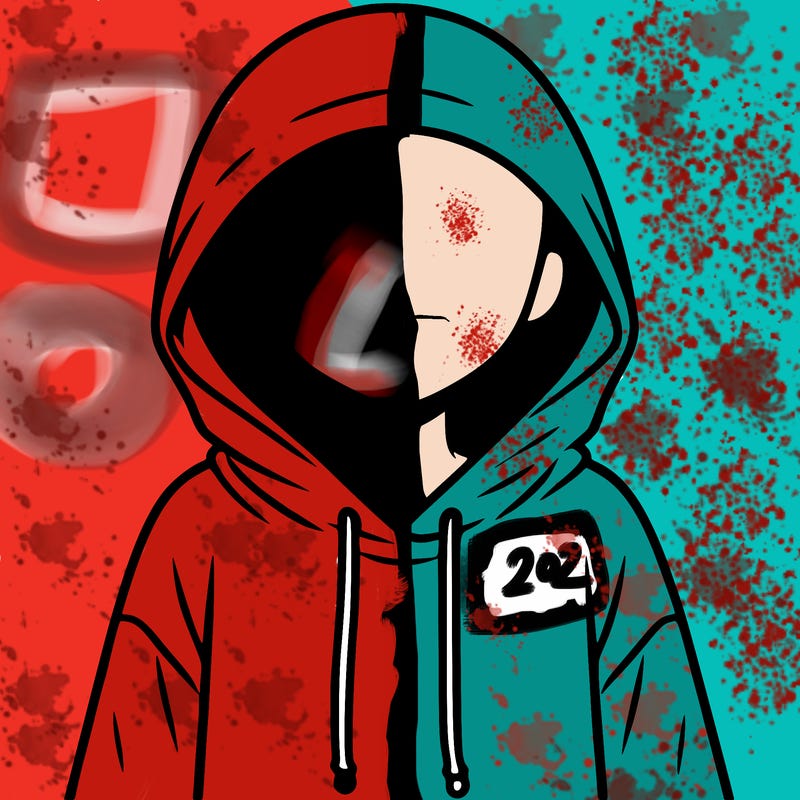 faceless girl in hoodie