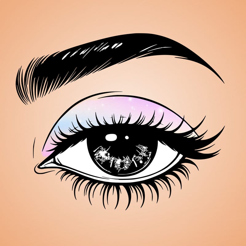 eye closed realistic