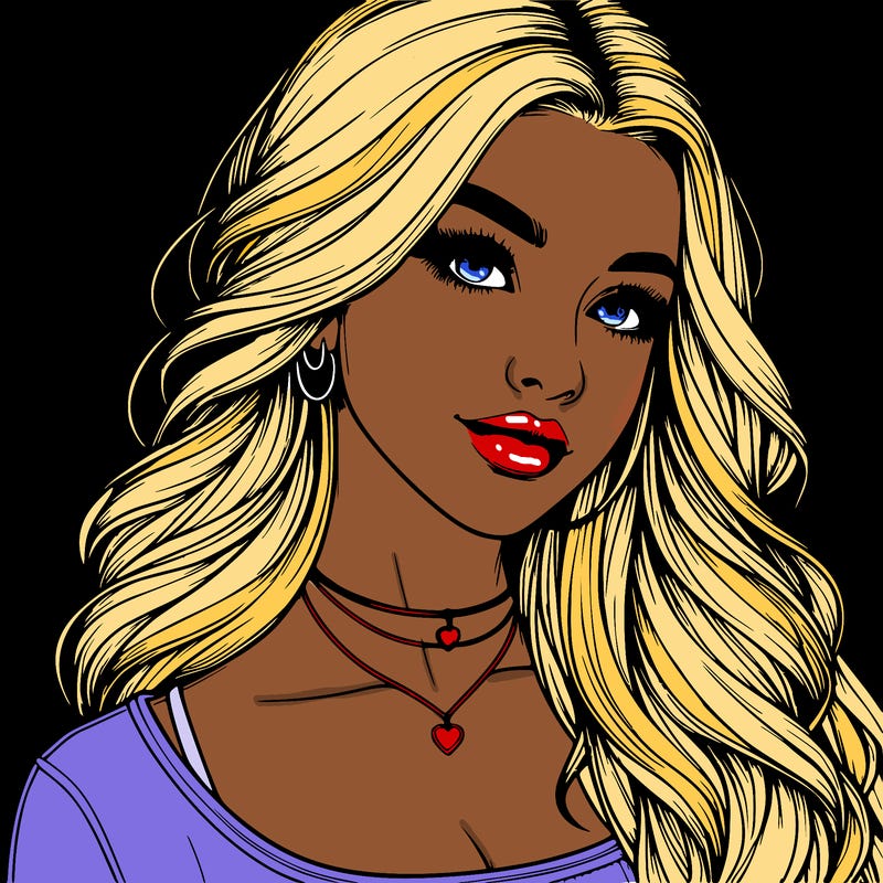 detailed realistic girl