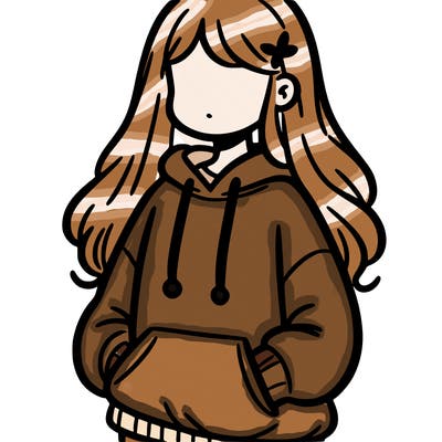 girl in sweatshirt