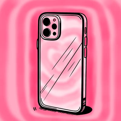 a plain phone case