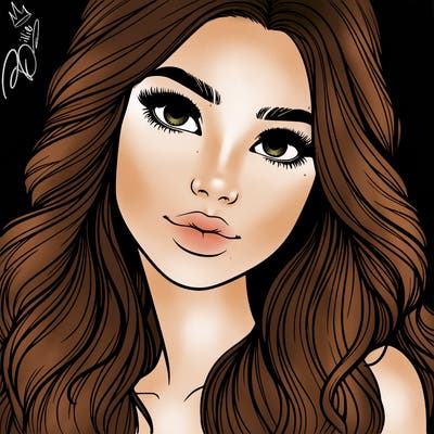 beautiful realistic girl