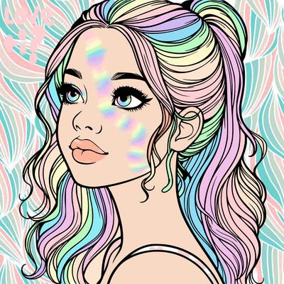 beautiful realistic girl