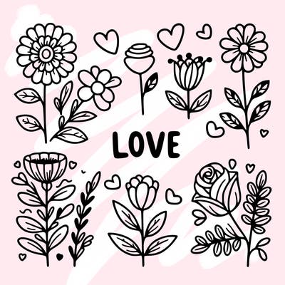 love described by flowers