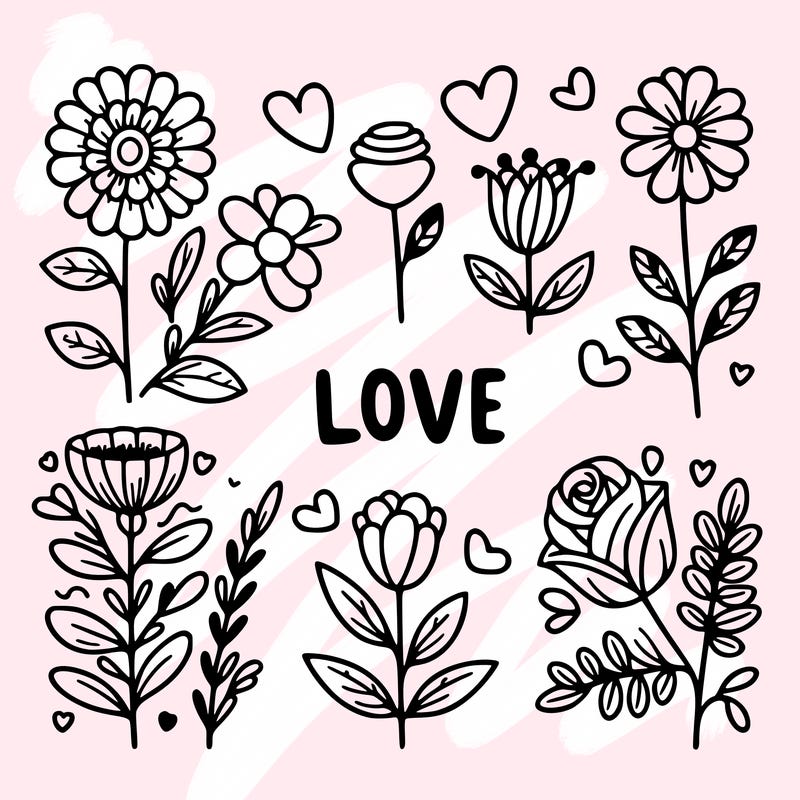 love described by flowers