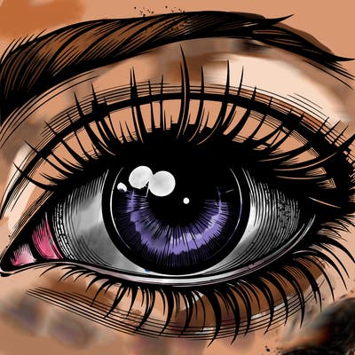realistic eye