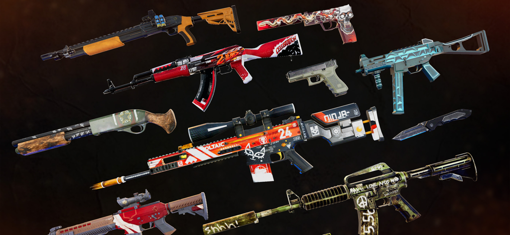 Zombie Games : Survival Games - Colección de varias armas personalizables y aspectos de armas en Juegos de Zombies Juegos de Supervivencia