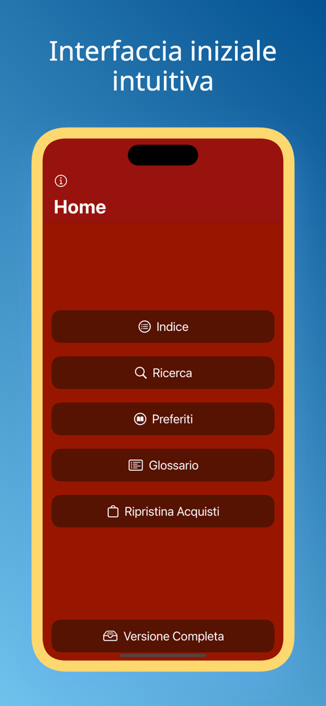 Atlante di Anatomia-Sezioni - Atlante di Anatomia解剖アプリのホーム画面。メインナビゲーションメニューが表示されています。
