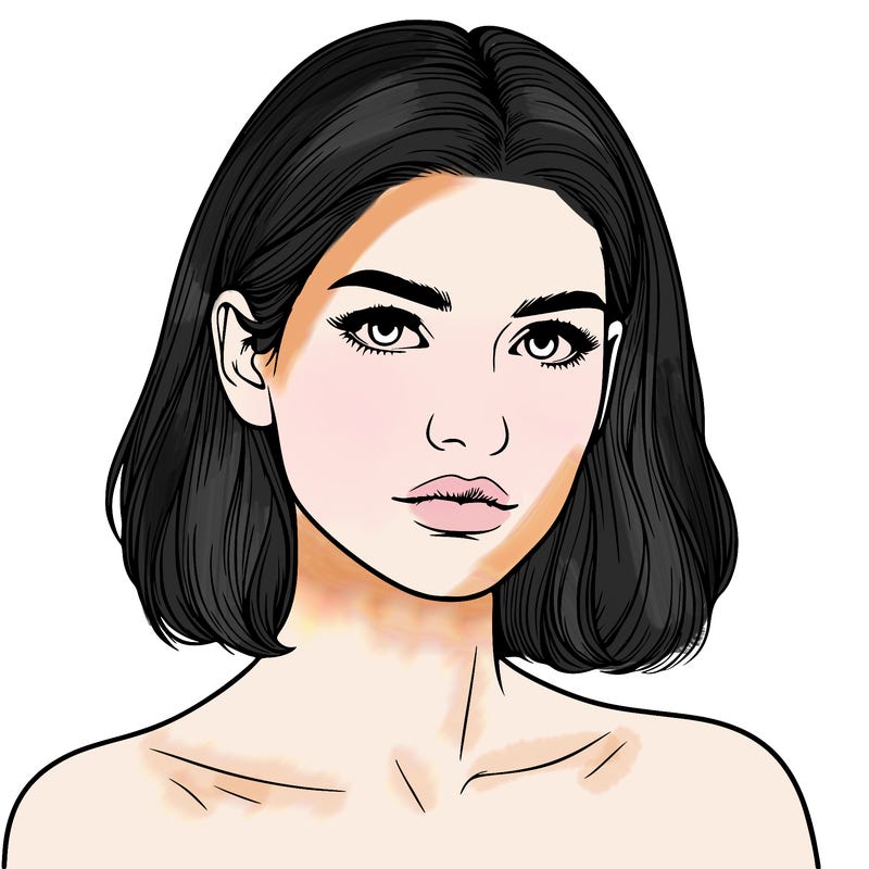 realistic portrait of woman