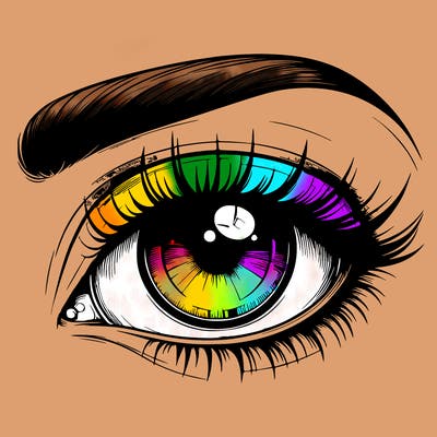 realistic eye