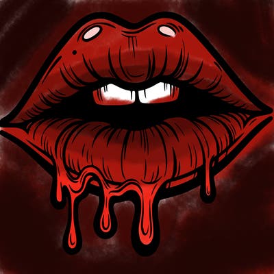 lips that look realistic and drip