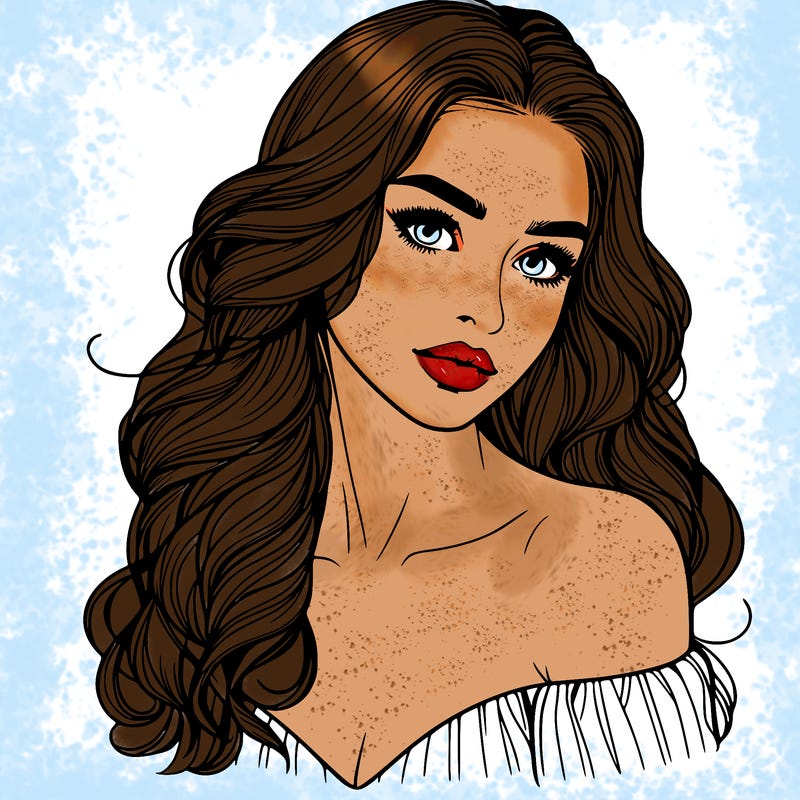 beautiful realistic girl