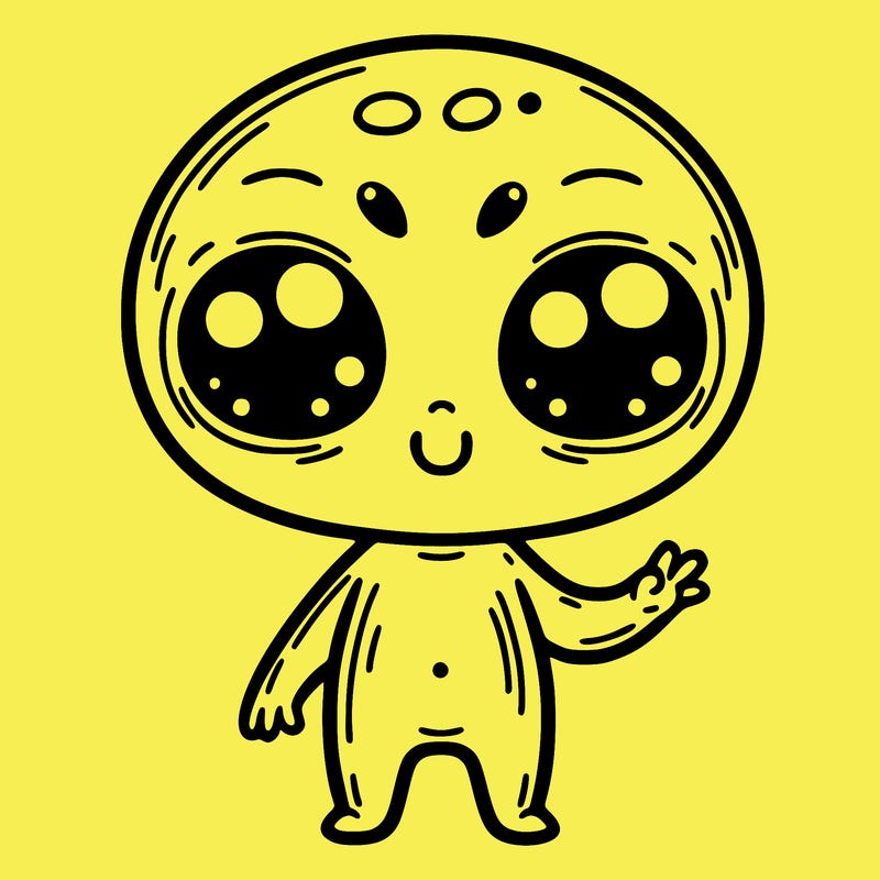 alien cute