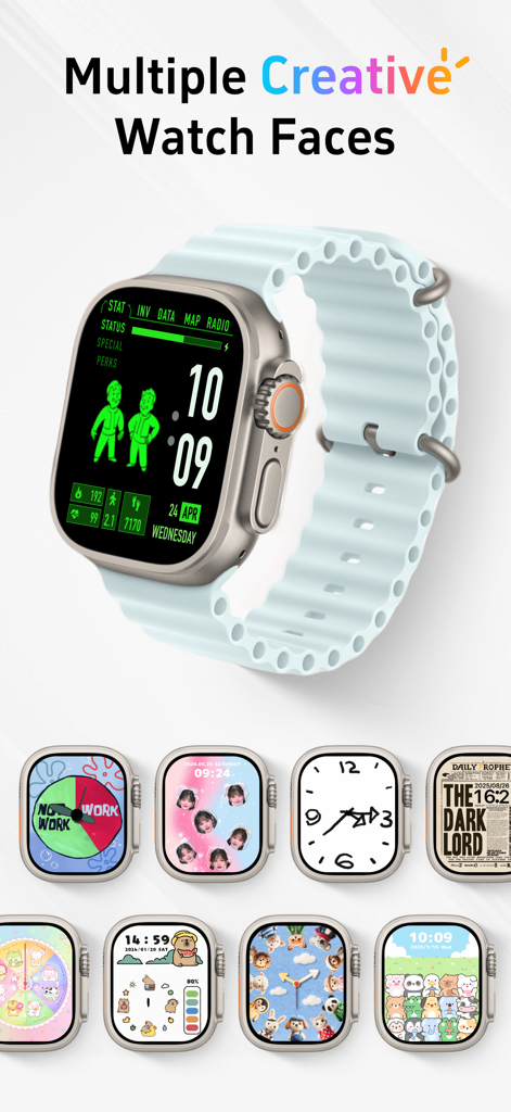TopWatchアプリギャラリーの複数のクリエイティブで美しいApple Watchフェイスデザインのショーケース
