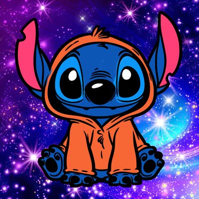 stitch in a dog costume