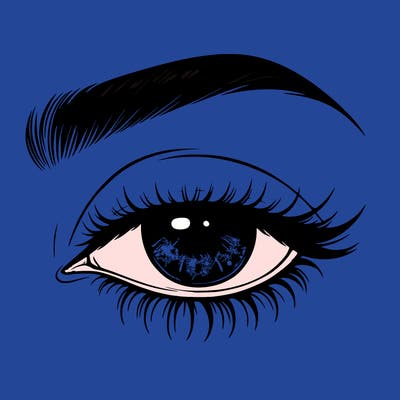 eye closed realistic