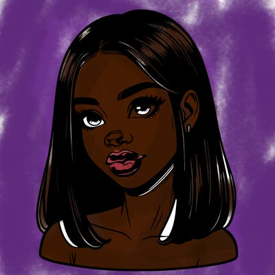 realistic black girl