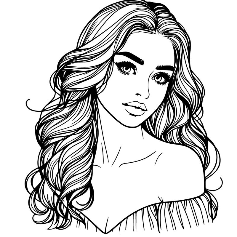 beautiful realistic girl