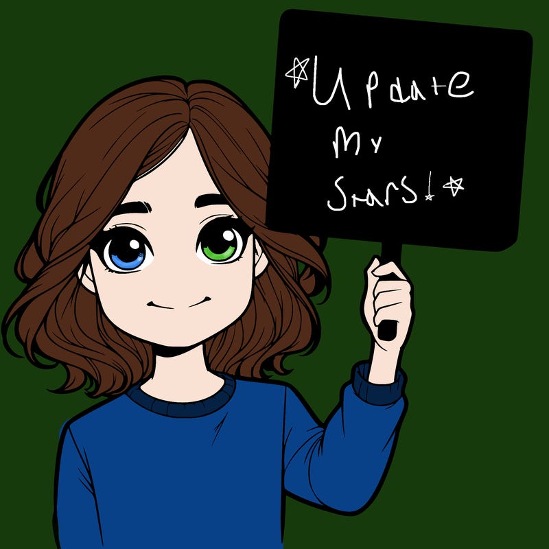 realistic girl holding up a sign