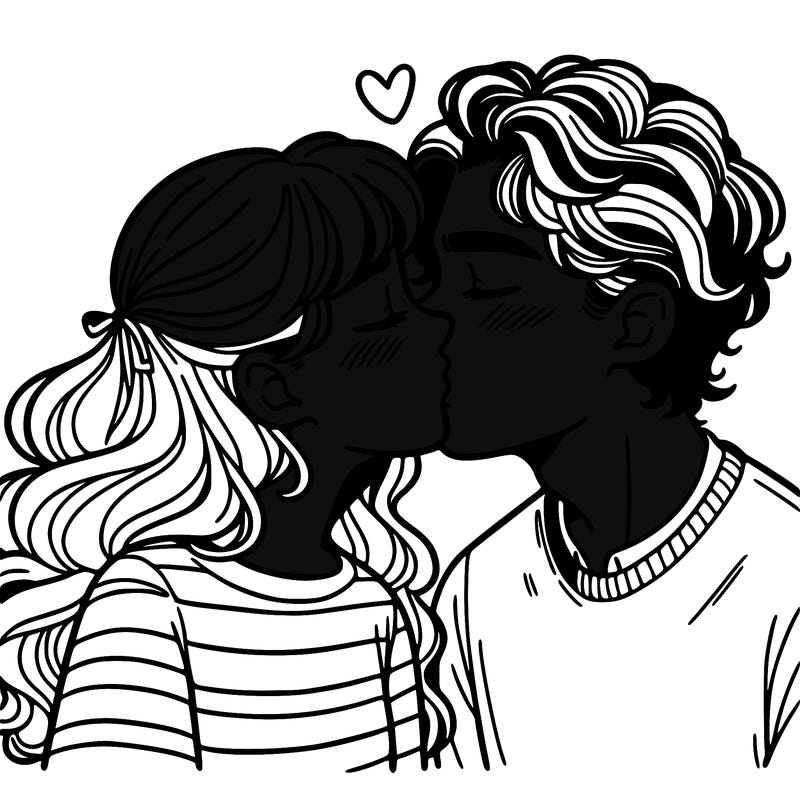 people kissing