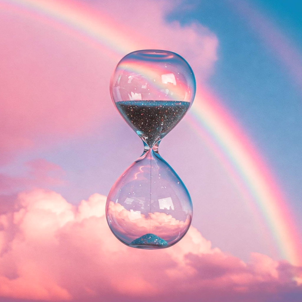 3D Hourglass Timer | Aesthetic 3D Timer for Focus & Zen