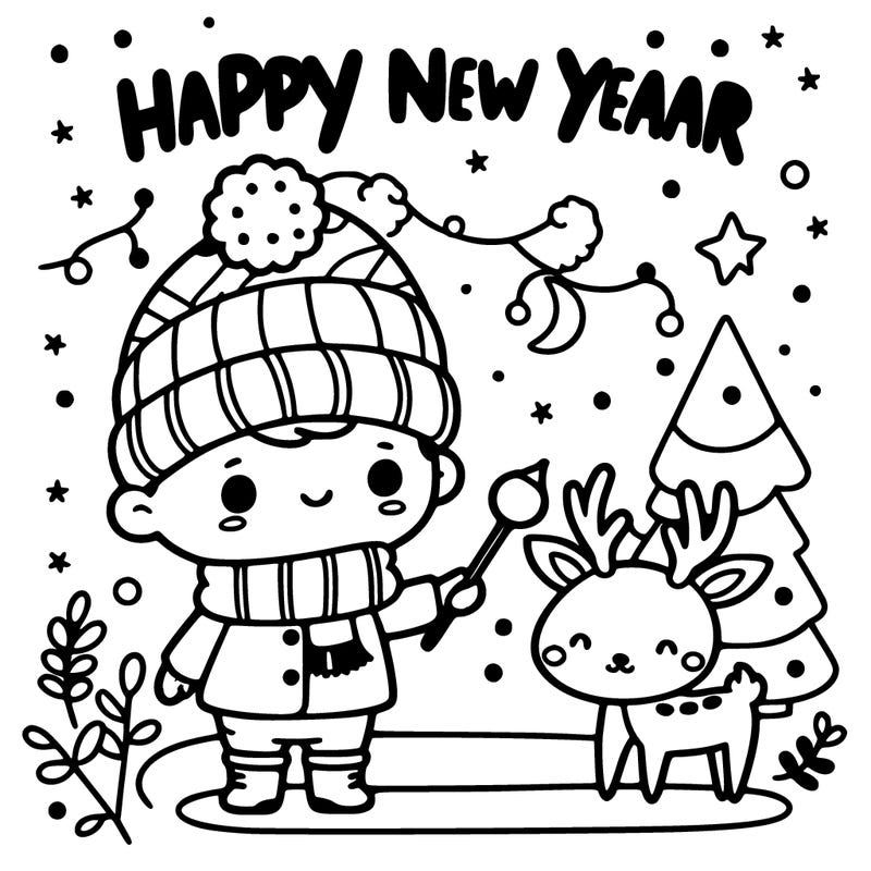 message "happy new year"