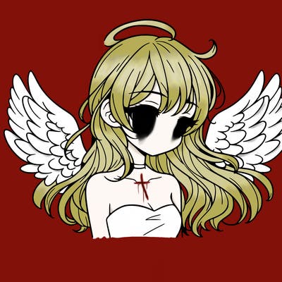 a girl with wings realistic