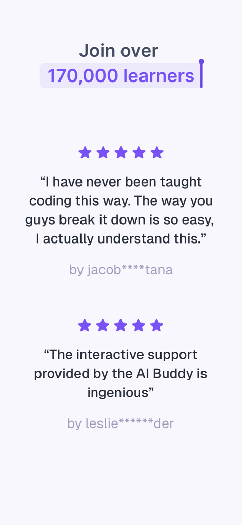 Kodree (Formerly Knowely) - Testimonios y calificaciones de cinco estrellas de más de 170,000 estudiantes en la aplicación de programación Kodree.