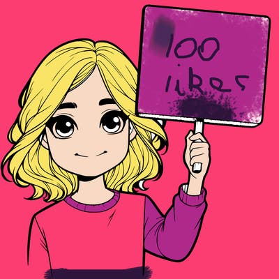 realistic girl holding up a sign