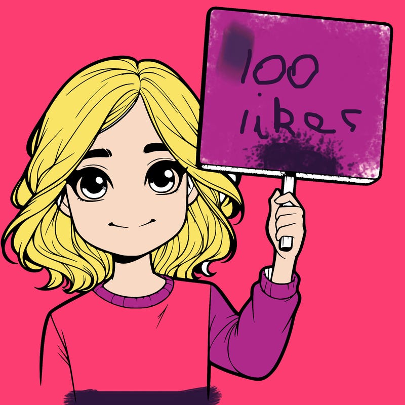 realistic girl holding up a sign