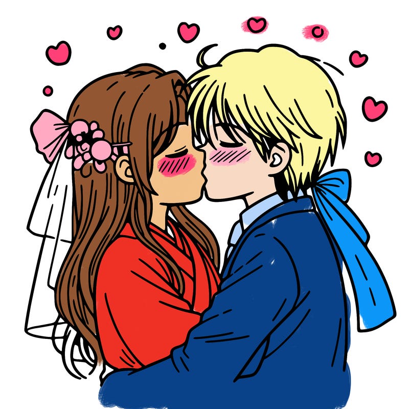 kissing