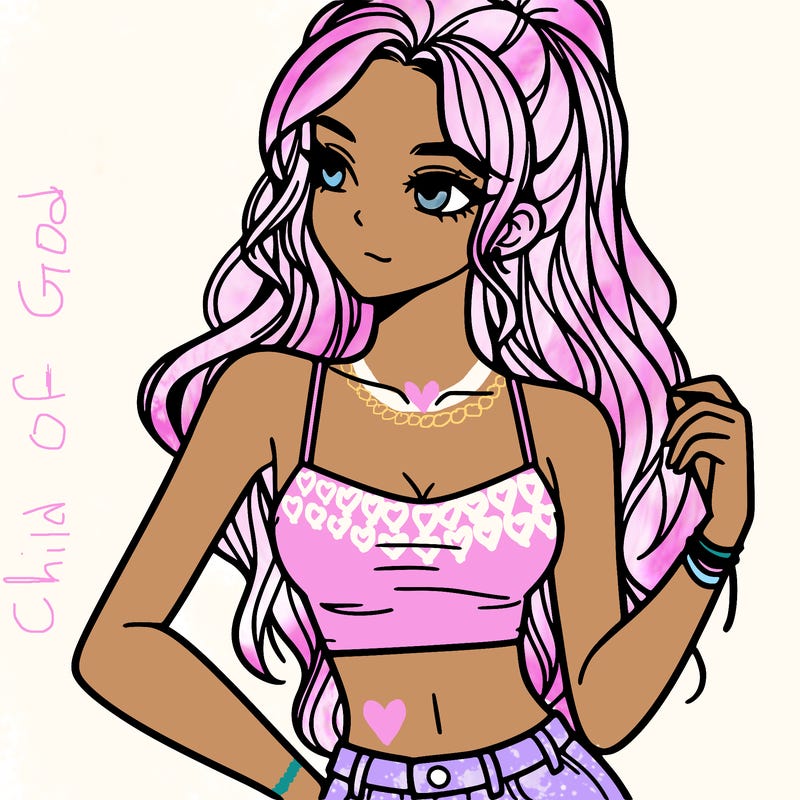 girl in crop top
