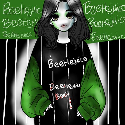 realistic girl in oversized shirt