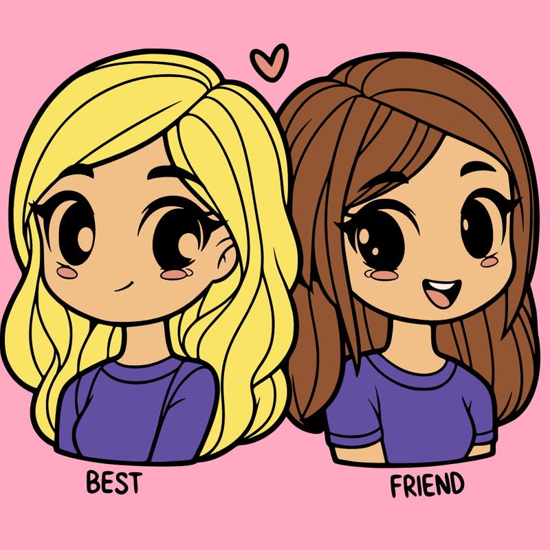 2 girl bff