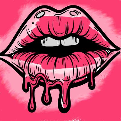 lips that look realistic and drip