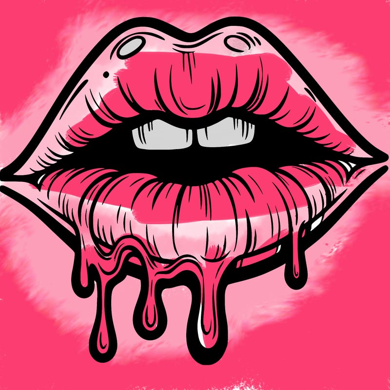 lips that look realistic and drip