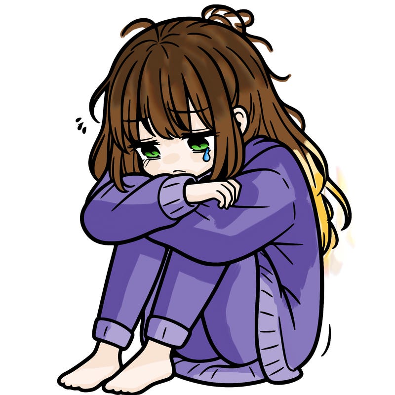 depressed girl