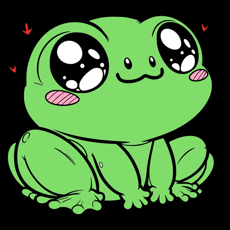 cute frog person realistic