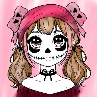 realistic girl halloween