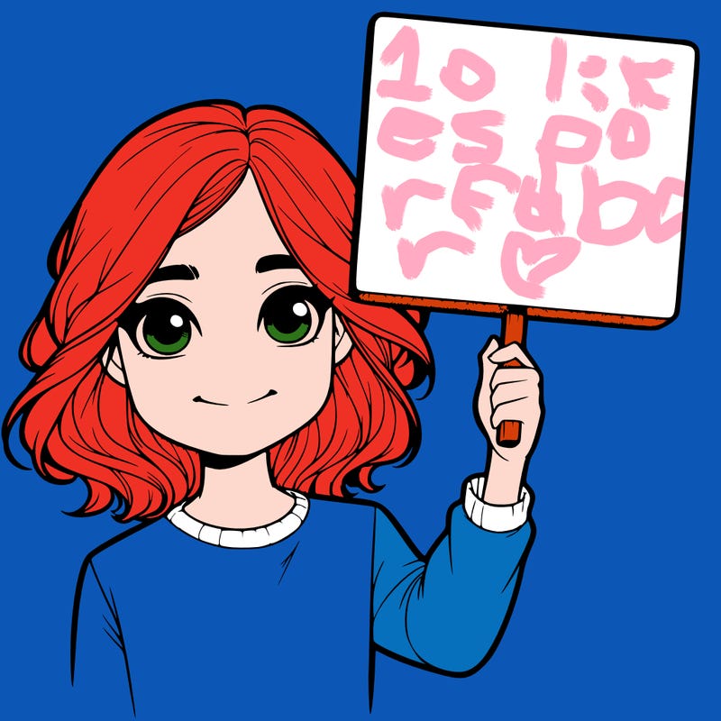 realistic girl holding up a sign