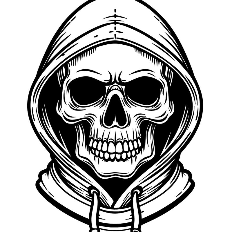 skull hoodie