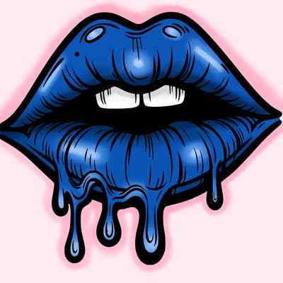 lips that look realistic and drip