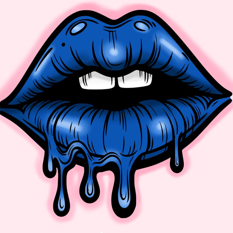 lips that look realistic and drip