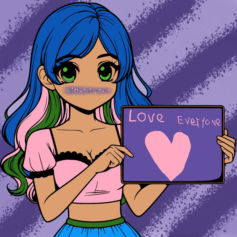 realistic pretty girl holding blank sign