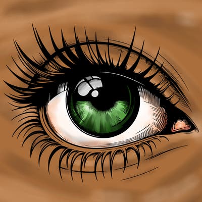 realistic eye