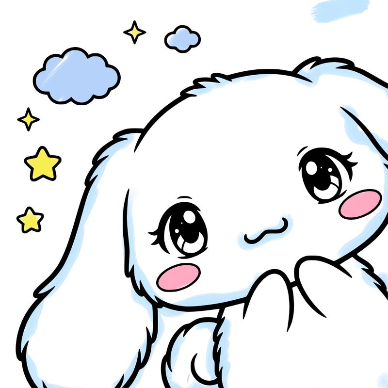 anime cinnamoroll cute fluffy