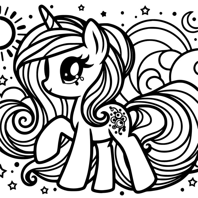 celestial little pony